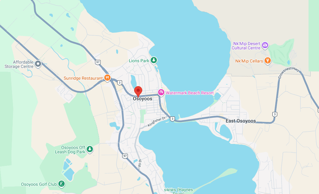 Map showing the location of Grand Opening @ Sessions Outdoor Sports INC.