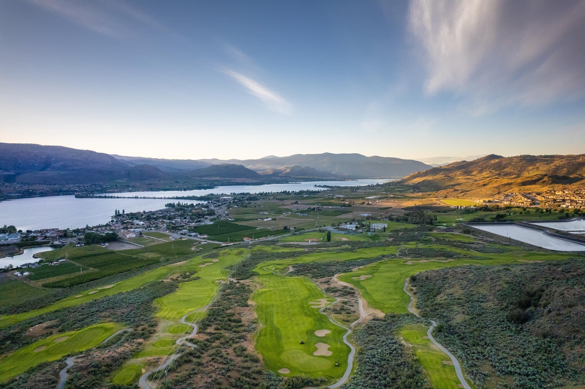 Travellers exploring the Osoyoos landscape
