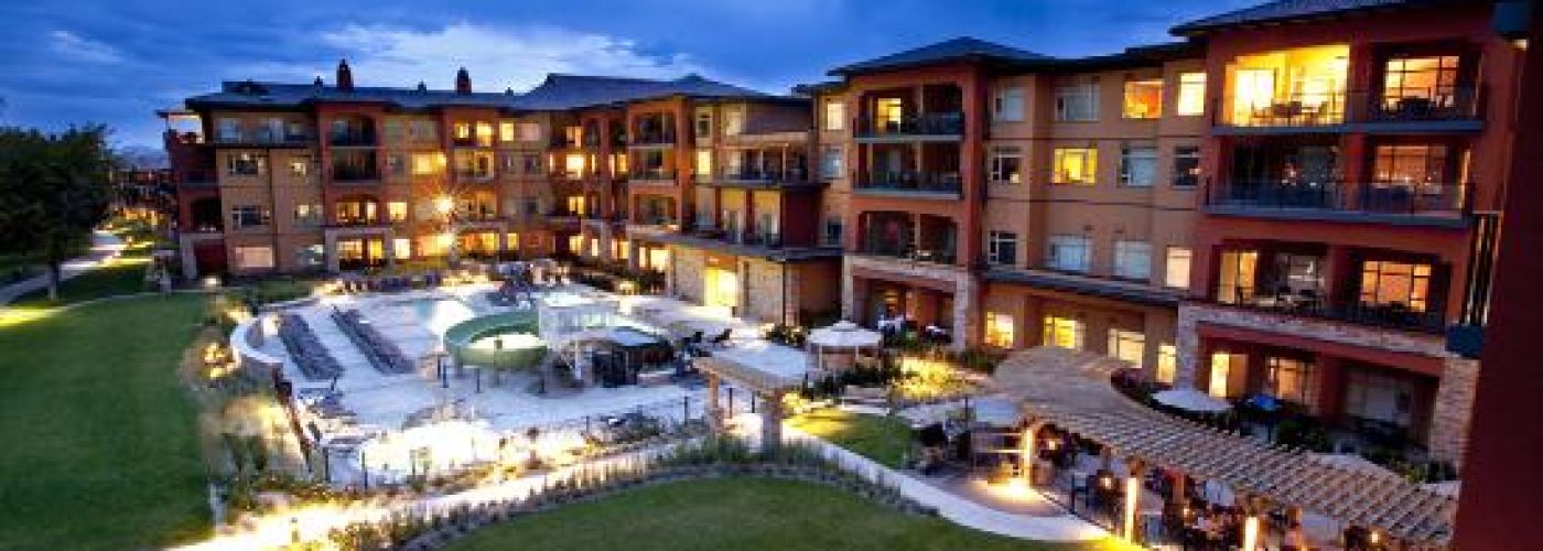 View of the Watermark Resort in the evening